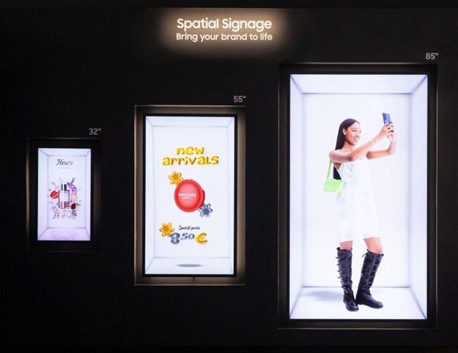 Samsung Spatial Signage: como fazer sua marca se destacar em espaços movimentados