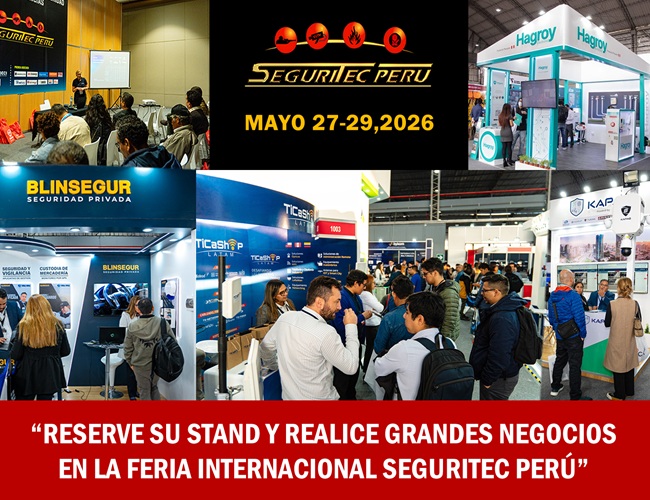 SEGURANÇA, INOVAÇÃO E NEGÓCIOS: GARANTA SEU ESTANDE NA FEIRA INTERNACIONAL SEGURITEC PERU 2026