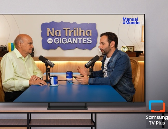 Os podcasts que você ama estão disponíveis no Samsung TV Plus